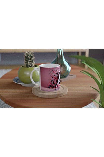 Wisdom Rain Letter a Decorative Alphabet Themed Mug Cup