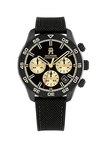 Tommy Hilfiger Ρολόι Χρονογράφος TH85 Carbon για Άνδρες με Μαύρο Καντράν 42mm