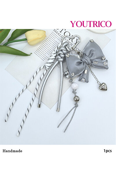 Youtrico سلسلة مفاتيح مصنوعة يدويًا من قوس الدوبامين - حقيبة من الخرز للبنات