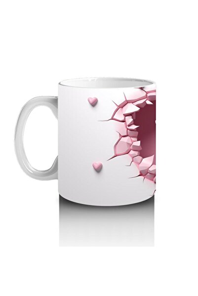 Wisdom Rain Elegant Deer Mug in Heart Frame That Makes Children Love Milk