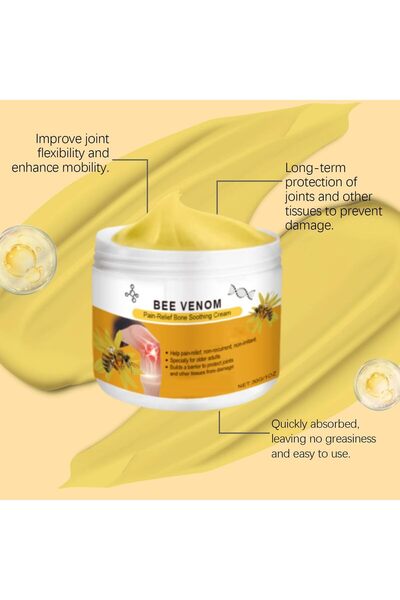 Saharaz 2PCS Bee Venom Pain-Relief Cream, Bee Venom Cream For Arthritis, Bee Venom Cream