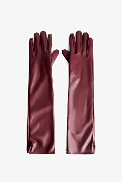 Bershka Long leather effect gloves
