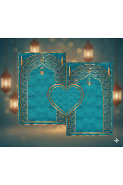 FOREVER ALDORA Couple's Prayer Rug Does Not Hurt Knees Soft Prayer Mat Turquoise