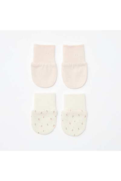 KİABİ Pack of 2 pairs of scratch mitts BEIGE