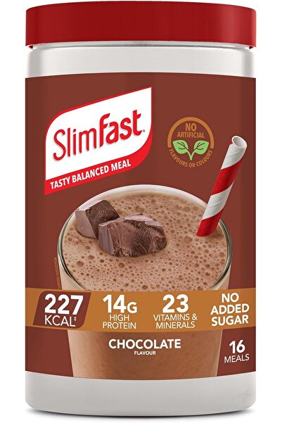 Slim Fast SlimFast Meal Replacement Shake, Chocolate, 16 servings (600 g)
