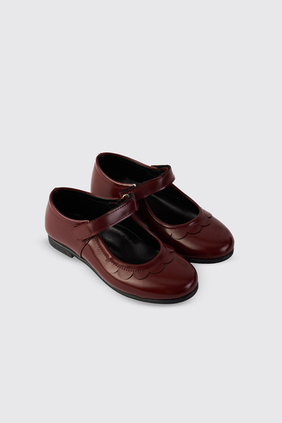 Panço Girl's Burgundy Ballerina Ballet