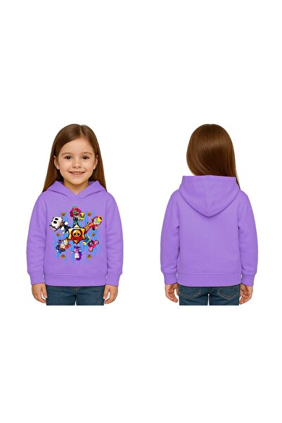 SEDİRLİ Tricou unisex cu imprimeu Brawl Stars pentru copii cu glugă, 3 fire, ...