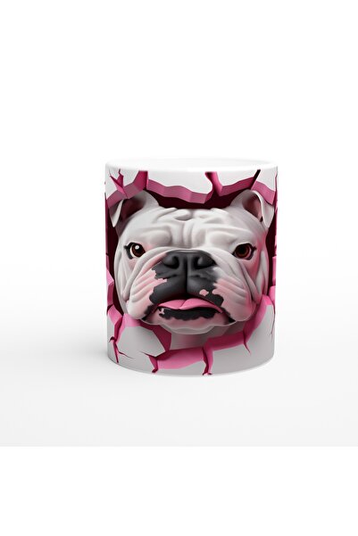 Wisdom Rain كوب مطبوع عليه شعار البلدغ ينظر من خلال الجدار المتشقق