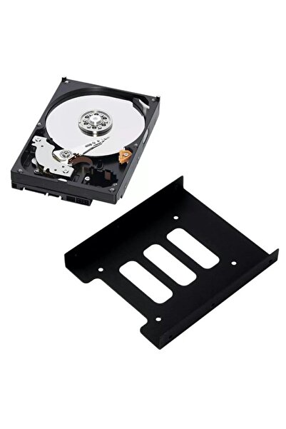 PROCART HDD/SSD adapter from 2.5inch to 3.5inch, steel, black