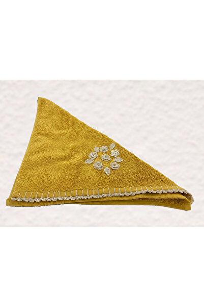 Türkühome Handcrafted Cotton Towel with Daisy Leaf Pattern |   Highly Absorbe...