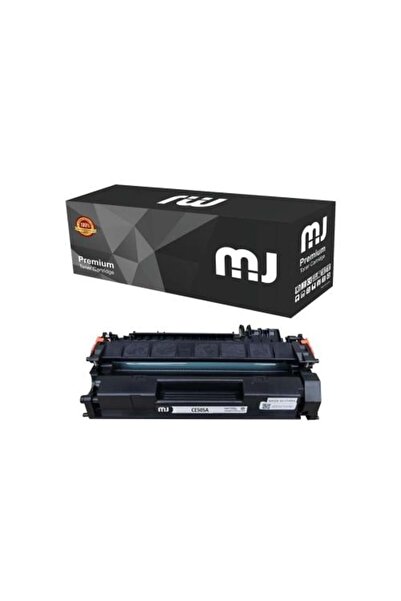 MJ TONER خرطوشة حبر متوافقة فاخرة من MJ طراز 05A (CE505A) باللون الأسود - لطا...