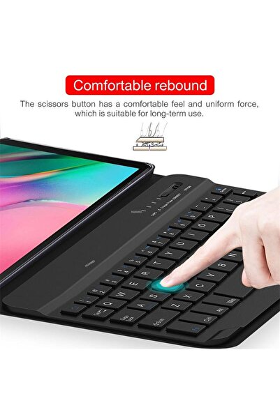 Generic French AZERTY Keyboard Case for iPad 10.2 Air 3 Pro 10.5 Detachable Wireless Pencil Holder Cover