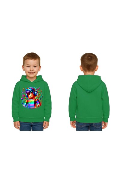 SEDİRLİ Unisex Roblox cu imprimeu Copii Swae tricou cu imprimeu cu glugă 3 fi...