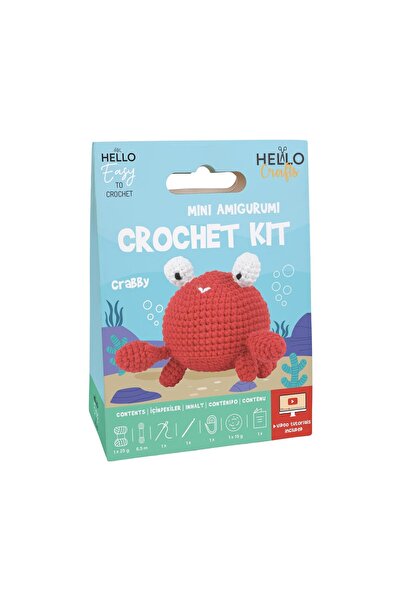 Liva Craft طقم أميجورومي صغير 8 سم على شكل سرطان البحر