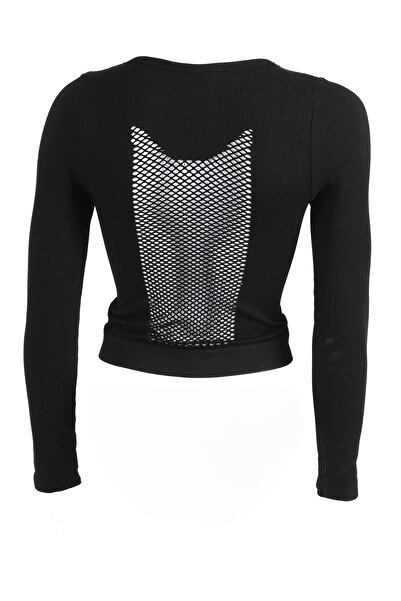 Doremi Μακρυμάνικο μπλουζάκι με διχτυωτή πλάτη