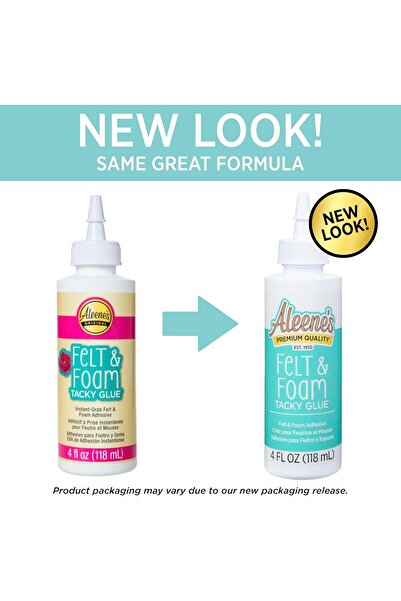 Aleene's Tacky Glue for Felt and Foam, 4 fl oz (Original)
