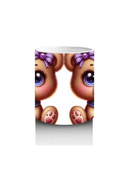 Wisdom Rain Cute Teddy Bear Pair Mug Cup That Makes Children Love Milk