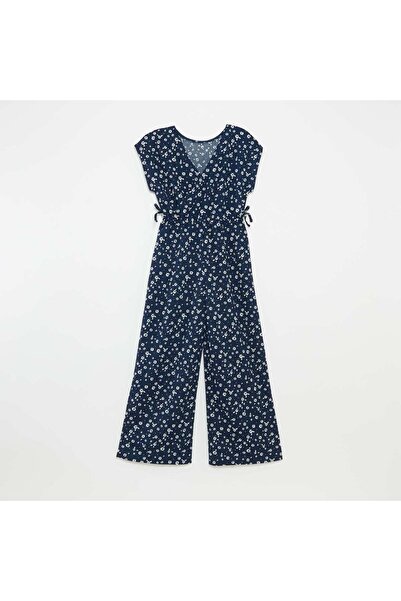 KİABİ جمبسوت بأكمام قصيرة باللون الأزرق