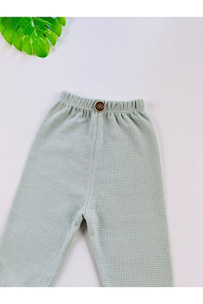 EFU BABY Waffle Honeycomb Textured Waist Elasticated Baby Pants