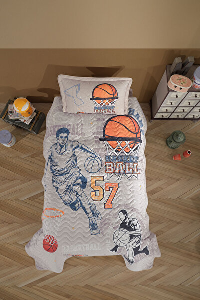 Clasy Set cuvertură de pat pentru o persoană Ranforce bumbac 100% Basketball