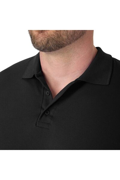 HANES Men’s X-Temp Short Sleeve Polo Shirt, Midweight