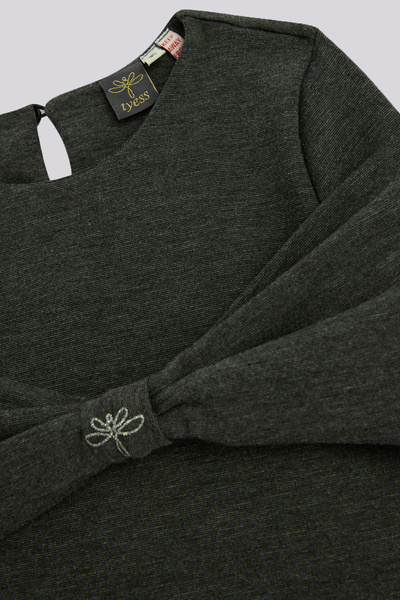 Tyess Girl Anthracite Dress