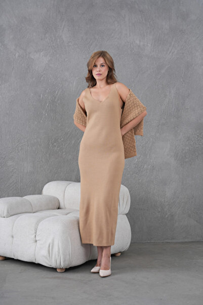 Park Karon Women's Boat Neck Knit Detail Blouse Dress Two-Piece Trko Set