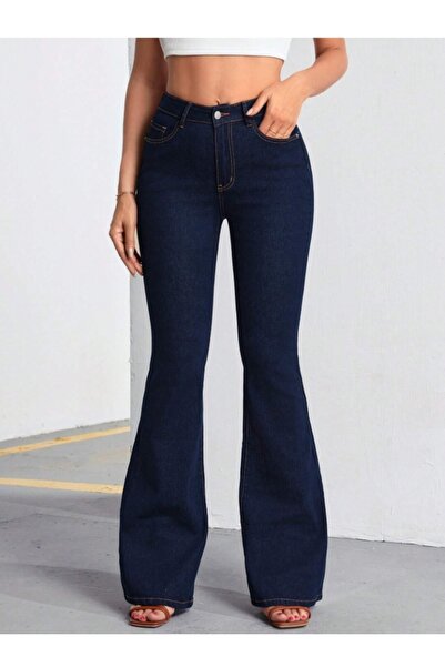 MARLİX Pantaloni de jeans cu talie înaltă spaniolă