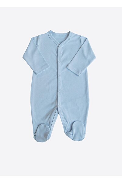 kitikate Organic Cute Koala 3-Piece Booties Romper Blue