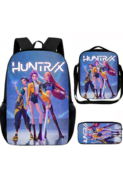 NO BRAND كيه بوب، حقيبة ظهر صائدي الساحرات، طقم سفر عادي من 3 قطع، الصورة 13