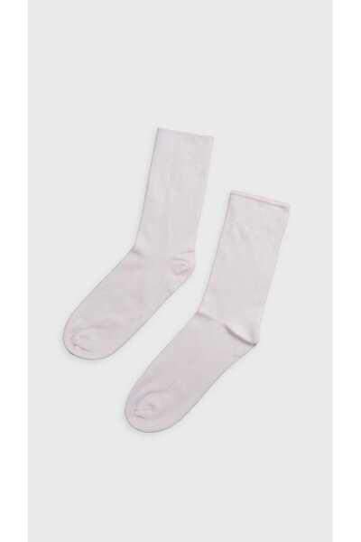 Buly Μακριές κάλτσες από βαμβάκι εκρού