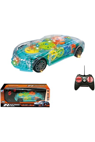 Toysea 4 Function RC Racing Car with Sound, 3.7V Battery, USB Rechargeable Remote Control Toy