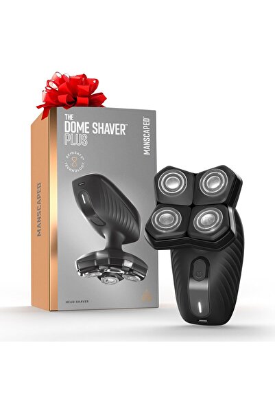 Manscaped The Dome Shaver Plus Men's Head Shaver — 4 Double-Track Blades, SkinSafe & FlexAdjust