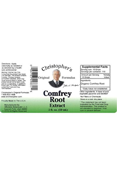 Christopher Original Dr. Comfrey Root Liquid (2 oz)
