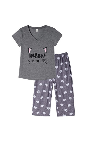 OEM Women's soft sleepwear pajamas, cats S