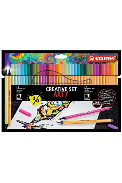 Stabilo Fineliner Point & Pen, 36 pieces/set, Arty