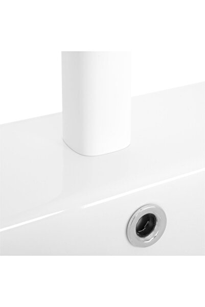 Maison Mex Tall washbasin mixer, SCHNEE, L.28 l.20.6 H.4.5 cm, matt white