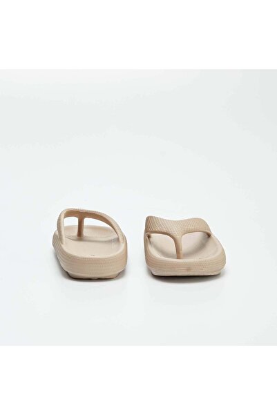 KİABİ Flip flops with chunky soles BEIGE