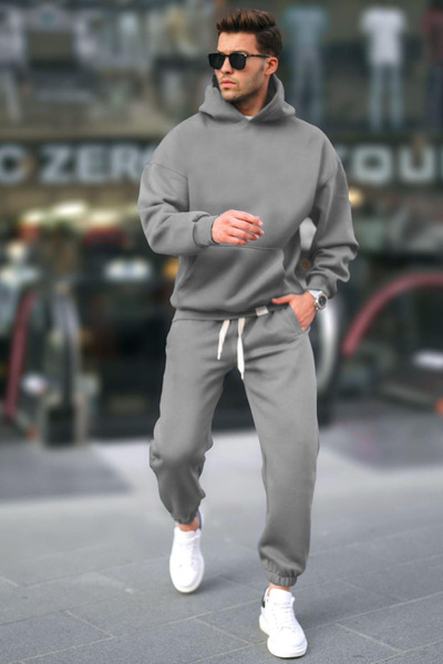 YAKAMEL Χειμερινό σετ φόρμας με κουκούλα, 3 κλωστών, με ραφές, άνετη εφαρμογή