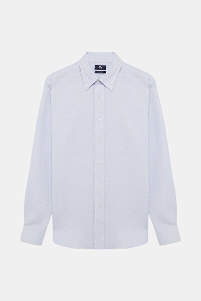 W Collection Blue Long Sleeve Shirt