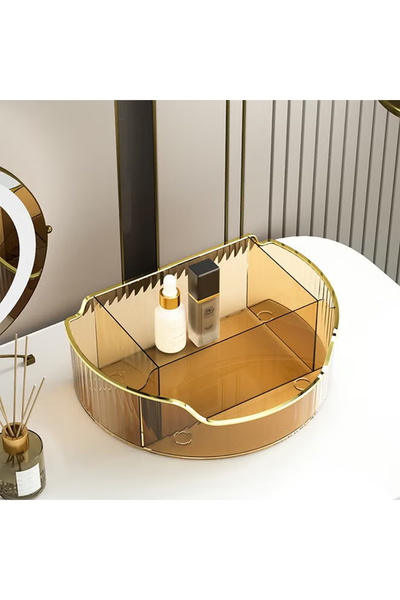 KEKE منظم ديكور لتخزين المناديل والمكياج مع حامل مناديل