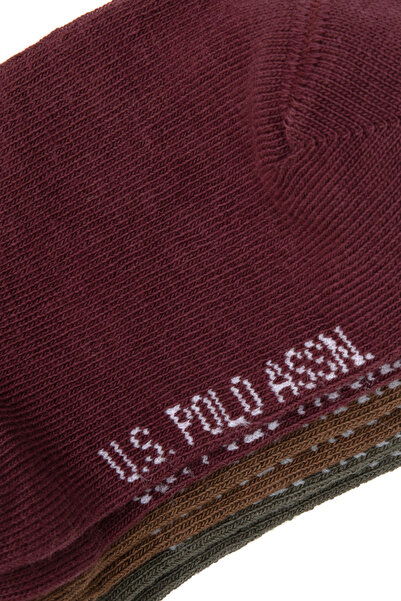 U.S. Polo Assn. Boy's Burgundy Socks 50318041-Vr177