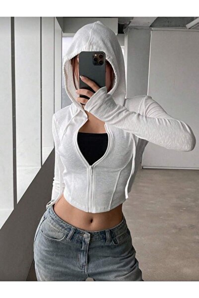 Touz Moda Μπλούζα με φερμουάρ Rolly Basic εφαρμοστό