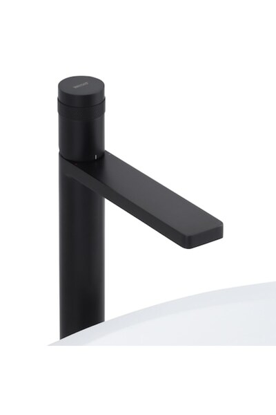 Maison Mex Baterie lavoar inalta, CASCADE, l.20.6 H.31.6 cm, negru