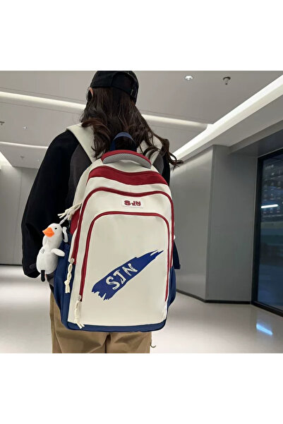 Generica School Backpack Waterproof Book Bag with Doll Pendant forTeen Girs Kid Students Elementary