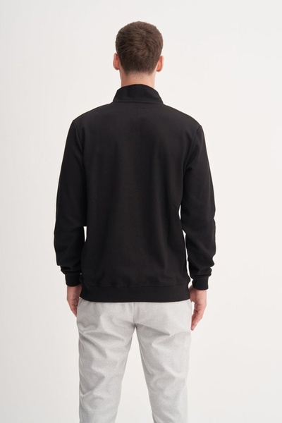 Cazador Φούτερ Premium Regular Fit με χοντρή υφή με ψηλός λαιμός φερμουάρ-53075