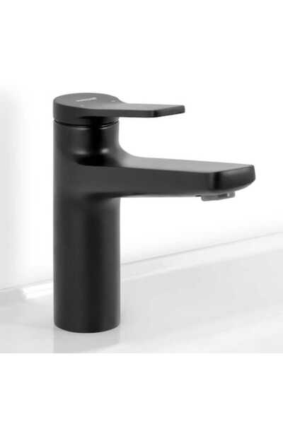 Maison Mex Baterie lavoar, SUNRISE, L.11.6 l.13 H.15.8 cm, negru mat