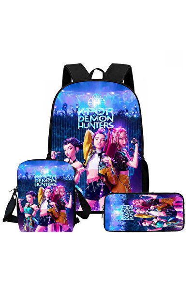 NO BRAND كيبوب، صائدو الساحرات، حقيبة ظهر للطلاب، مجموعة من 3 قطع، سعة كبيرة،...