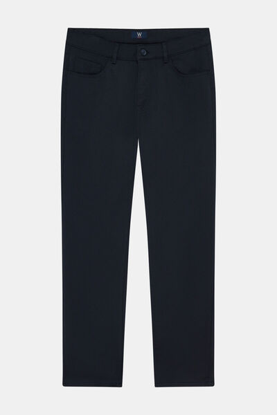 W Collection LACİVERT BORU PAÇA SPOR PANTOLON