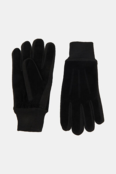 W Collection قفازات من جلد الغزال